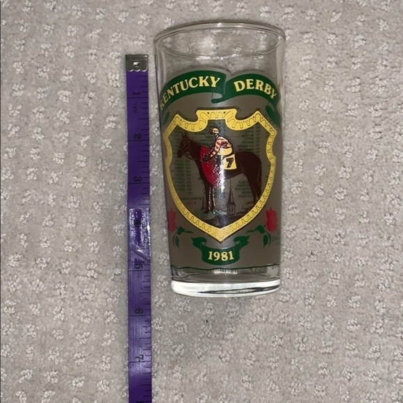 Vintage 1981 Kentucky Derby Glass - Picture 7 of 8